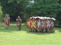 Roman Testudo formation (Carnuntum)
