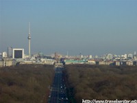 Skyline of Berlin and The Pope's Revenge