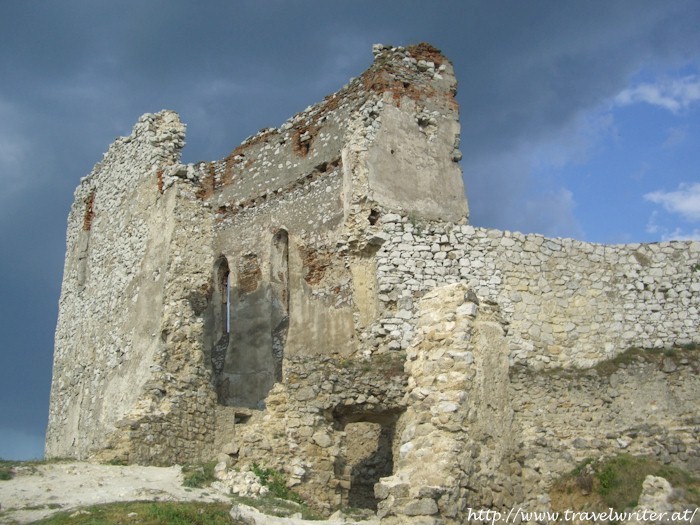 Mauerwerk auf der Burgruine