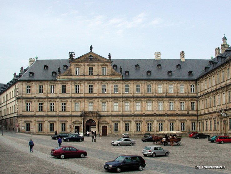 Sicht vom Domplatz auf die Neue Residenz in Bamberg