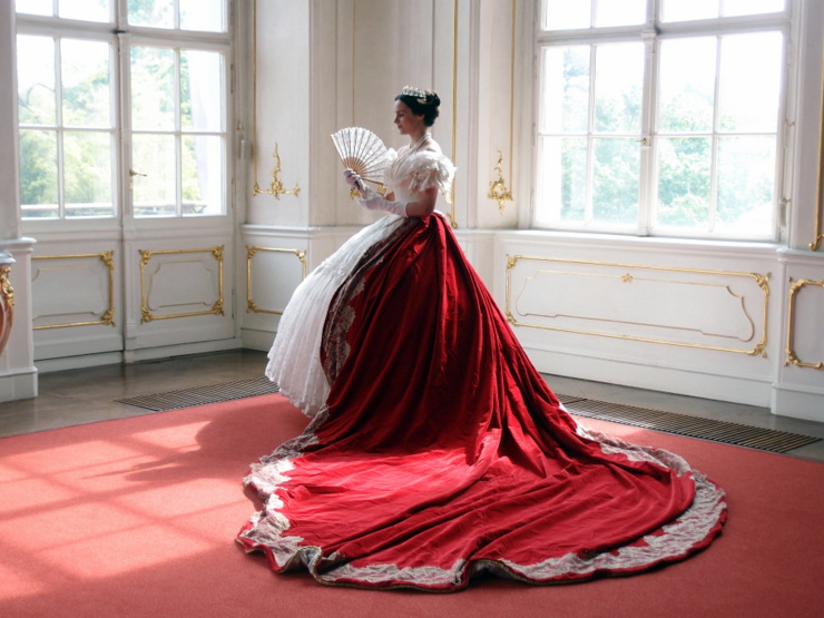 Darstellung von Königin Elisabeth von Ungarn im Rokoko-Festsaal